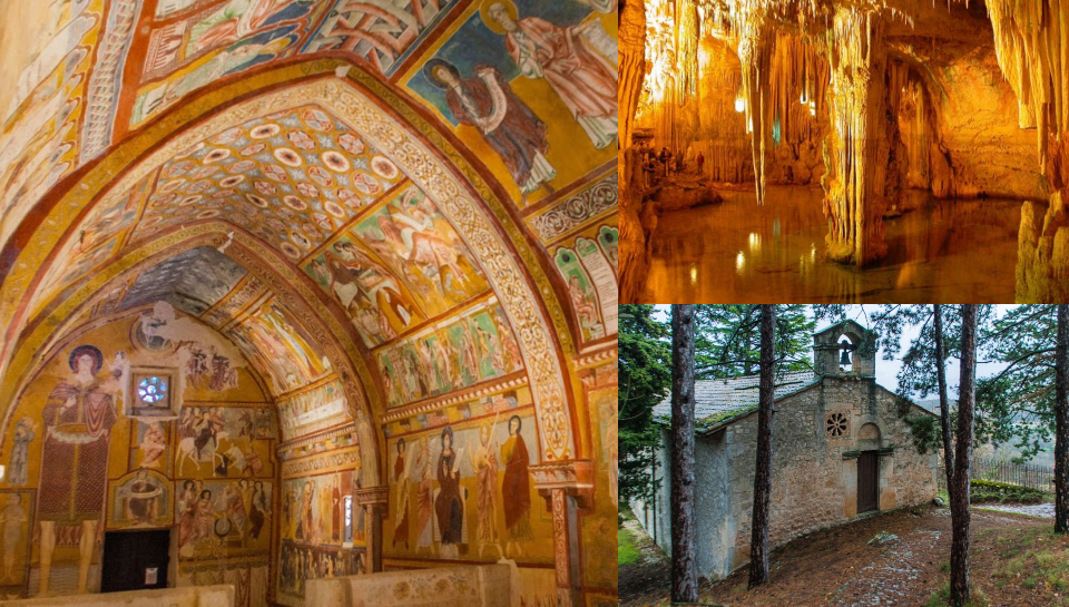 Abruzzo, un itinerario per tutti: Caporciano | Bominaco | Grotte di Stiffe