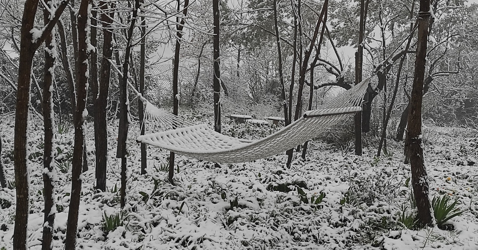 Il "relax" della neve nelle campagne di Pollutri, Chieti