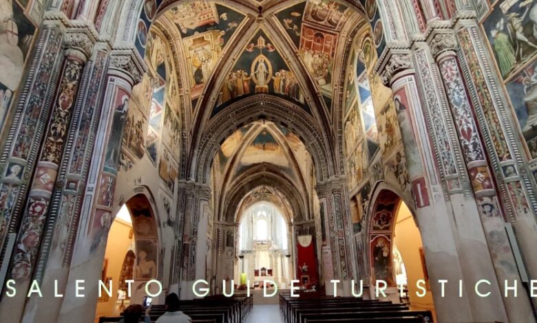 Galatina (Lecce). Hai già ammirato l'interno affrescato della bellissima Basilica di Santa Caterina d'Alessandria