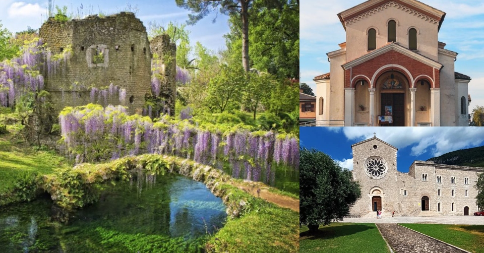 Itinerario nella Bellezza: I Giardini di Ninfa, Cisterna di Latina e Abbazia di Valvisciolo a Sermoneta
