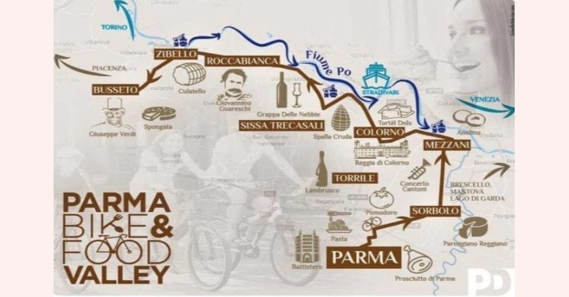 Food Valley Bike, la pista ciclabile da Parma a Busseto. Scopri tutte le tappe da... mangiare!