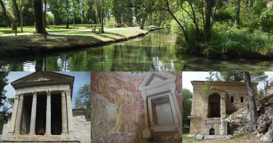 Umbria. Hai già visitato il Tempietto del Clitunno (vicino le Fonti) con affreschi del VII secolo