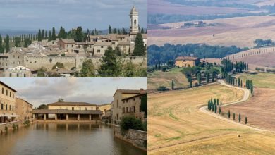 Itinerario in Toscana. Paesaggi poetici toscani, Borgo Antico e Vasca Termale medievale