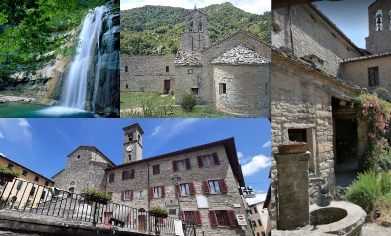 Itinerario tra Emilia-Romagna e Toscana. Tra Cascate, Eremi, Riserve e Borghi gioiello