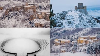 Neve in Abruzzo. Ecco 4 Scenari Magici che ti consigliamo di visitare quando scende la Neve