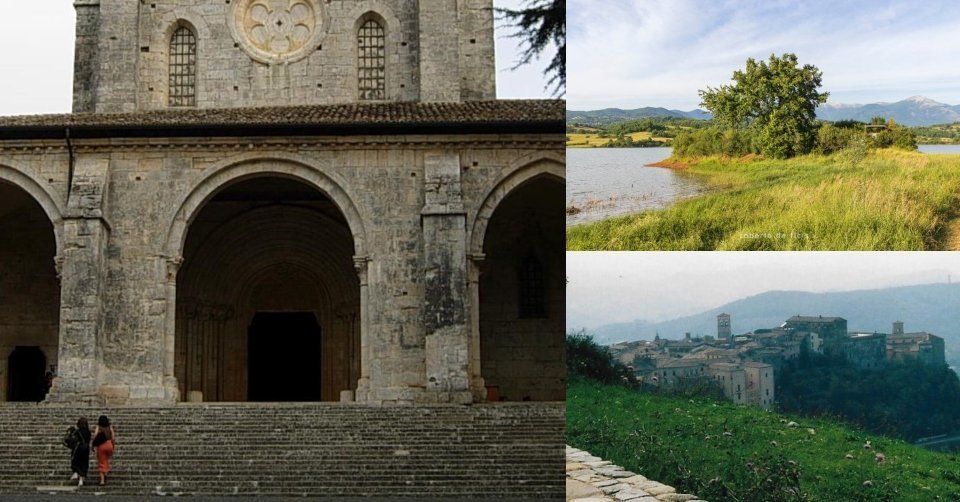 Itinerario in Lazio. Un borgo "preromano", una splendida Abbazia e un lago fantasma
