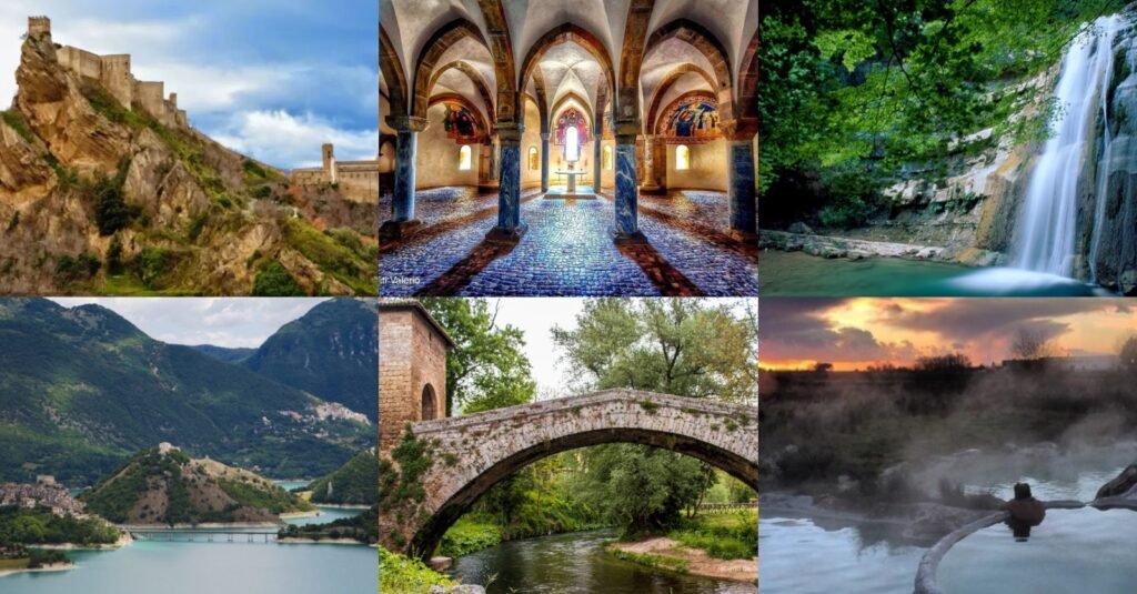 itinerari in Abruzzo, Lazio, Umbria e Toscana