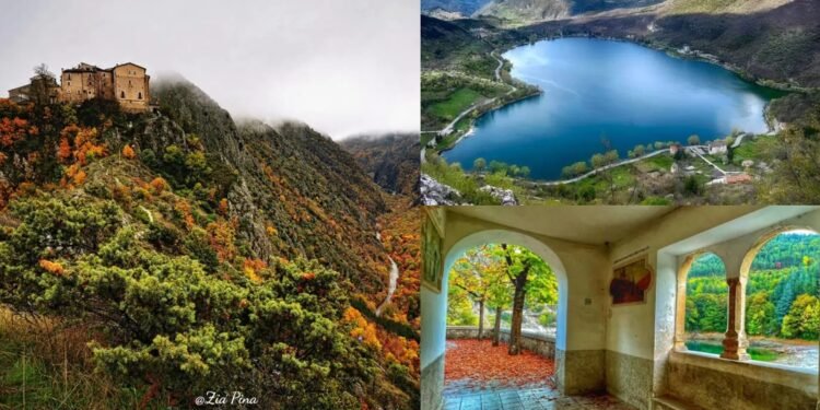 Itinerario in Abruzzo. Un Lago a forma di Cuore, un Eremo di Pace e il Borgo di Escher