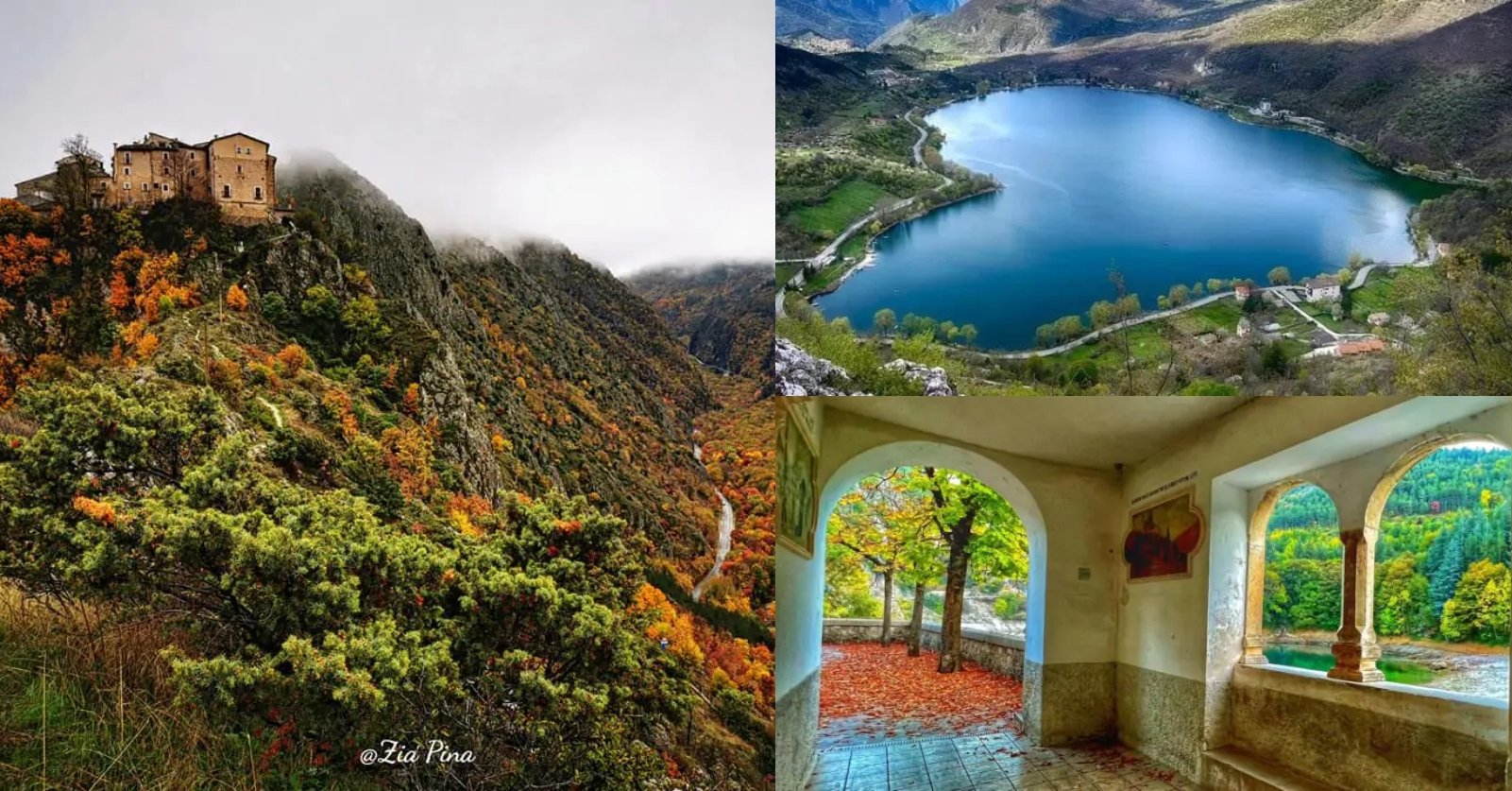 Itinerario in Abruzzo. Un Lago a forma di Cuore, un Eremo di Pace e il Borgo di Escher