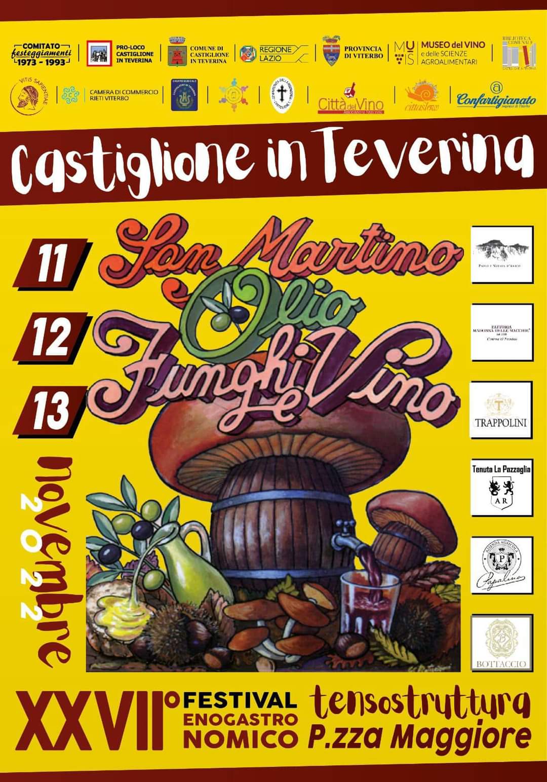 Castiglione in Teverina San Martino Funghi Olio e Vino