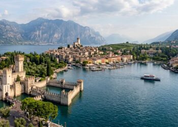 migliori borghi sul Lago di Garda per fotografi (generata con AI a solo scopo illustrativo)