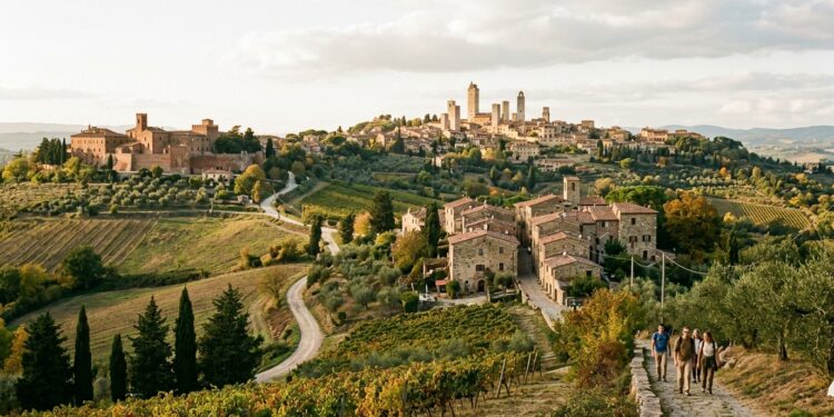 Borghi medievali vicino a Firenze, Montefioralle Certaldo San Gimignano