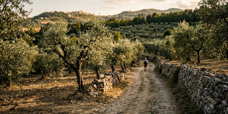 Fine settembre in Umbria, cammino tra Trevi, Fonti del Clitunno e Spoleto