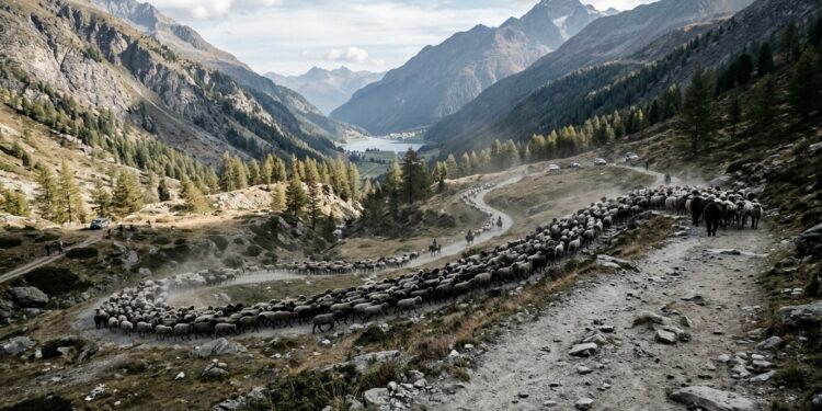 Transumanza in Val Senales, il viaggio lento tra Vernago e Maso Corto