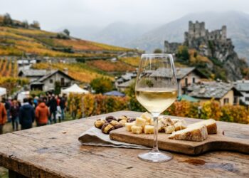 Chambave d’autunno tra vino novello, vigne e il Castello di Cly