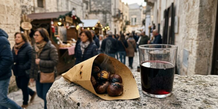 Bacco nelle Gnostre 2026 a Noci tra vino novello caldarroste e sapori pugliesi