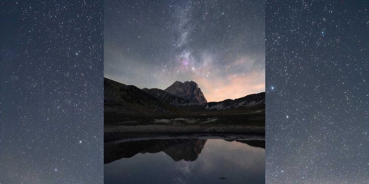 lago pietranzoni stelle foto di Maurizio Verdecchia