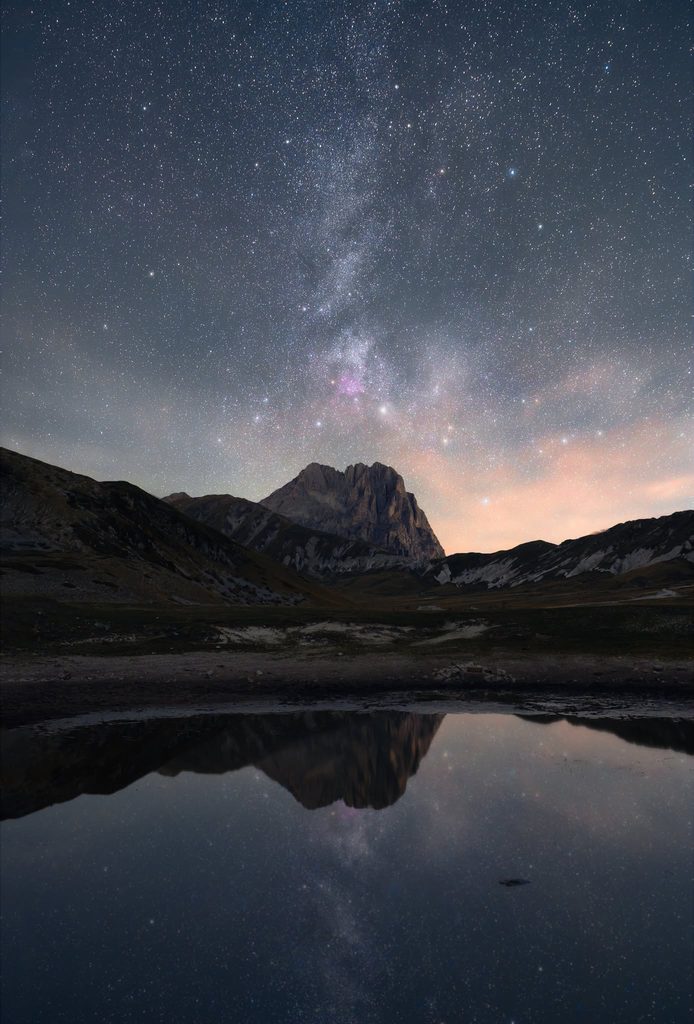 lago pietranzoni stelle foto di Maurizio Verdecchia