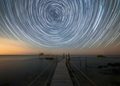 startrail trabocco punta aderci foto di Maurizio Verdecchia
