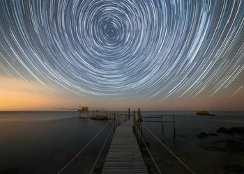 startrail trabocco punta aderci foto di Maurizio Verdecchia